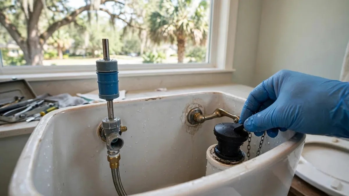 How to Install a Toilet Flapper in Manhattan Beach, CA